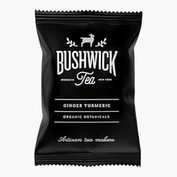 (15 Sachets) Bushwick Tea | Organic Ginger Turmeric Herbal Caffeine Free Tea | Botanicals and Spices | No Added Sugar...
