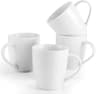 Mfacoy White Coffee Mugs Set of 4, 16 Ounce Mug with Handles, Ceramic Coffee Cups, Porcelain Mugs Sets, Large Coffee ...