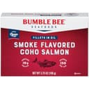 Bumble Bee Smoked Red Coho Salmon Fillets in Oil, 3.75 oz