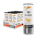 CELSIUS Sparkling Orange, Sugar Free Energy Drink, 12 Fl Oz (Pack of 12)