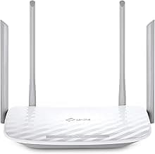 TP-Link AC1200 WiFi Router (Archer A54) - Dual Band Wireless Internet Router, 4 x 10/100 Mbps Fast Ethernet Ports, Ea...