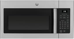 GE JVM3160RFSS 30" OTR Microwave, 1.6 cu ft, 1000W, 300 CFM Hood Vent, LED Lighting, Auto Defrost, Easy Mount Install...