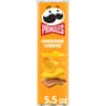 Pringles Potato Crisps Chips, Lunch Snacks, On-the-Go Snacks, Cheddar Cheese, 5.5oz Can (1 Can)