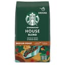 Starbucks Ground Coffee, Medium Roast Coffee, House Blend, 100% Arabica, 1 bag (18 oz) | 100% Arabica ground coffee; ...