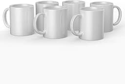 Cricut Beveled Blank, Ceramic-Coated, Dishwasher & Microwave Safe Mug to Decorate, Mug Press & Infusible Ink Compatib...