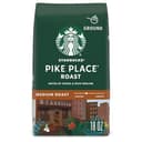 Starbucks Ground Coffee Pike Place Roast, 18 oz Bag