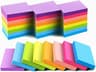 Mini Sticky Notes 1.5x2 Inches, Bright Colors Self-Stick Pads