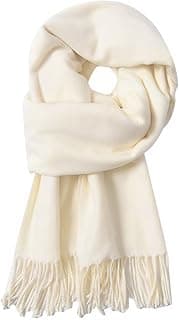 Mealah Winter Scarf for Women Men Cold Weather - Soft Warm Shawls Scarves with Tassels(78.7''*26.8'')
