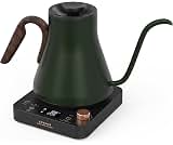 Epeios Gooseneck Electric Kettle ±1°F Temperature Control,1200W,0.9L,Green | Rapid Heating, Precision Pour-Over for C...