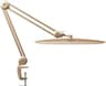 20-Inch LED Desk Lamp with Clamp, 24W 2200LM, Gold | 117 SMD LEDs with 4 brightness levels provide eye-caring lightin...