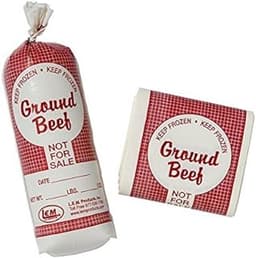 LEM 1 Ib Ground Beef Poly Bag - 25 Count