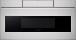 SHARP SMD3070ASY Microwave Drawer Oven, 30-inch, 1.2 Cubic Feet, 950 Watt, Concealed Angled Touch Control Panel with ...