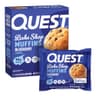 Quest Nutrition Blueberry Muffin, 10g Protein, 3g Net Carb, 4 Count