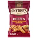 Snyder's of Hanover Honey Mustard & Onion Flavored Pretzel Pieces, 11.25 Oz