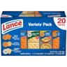Lance Assorted Sandwich Crackers, 20 Count Variety Pack