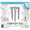 Monster Energy Drinks, Zero Ultra, 6 Pack, 72 Ounce