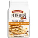 Pepperidge Farm Farmhouse Thin & Crispy Toffee Chocolate Cookies, 6.9 Oz
