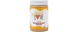 Spread The Love NAKED Organic Peanut Butter, 16 Ounce (Organic, All Natural, Vegan, Gluten-free, Creamy, Dry-Roasted,...