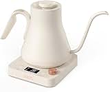 Epeios Gooseneck Electric Kettle With Temp Control,1200W,0.9L,Cream White | Rapid Heating, Precision Pour-Over for Co...