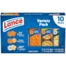 Lance Variety Sandwich Crackers Snack Packs, 10 Count Variety Pack