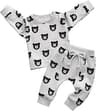 Baby Boy Clothes Fall Winter Infant Bear Print Outfits Set