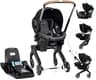Evenflo Shyft DualRide Infant Car Seat Stroller Combo with Carryall Storage (Boone Gray)
