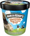 Ben & Jerry's Non-GMO, Cage-Free, Fairtrade Ingredient Ice Cream Pints, Pack of 6 (Chocolate Chip Cookie Cough)