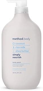Method Body Wash, Simply Nourish, Paraben and Phthalate Free, 28 oz (Pack of 1)