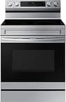 Samsung 6.3 Cu. Ft. Smart Freestanding Electric Range with No Pre-heat Air Fry & Convection, Stainless Steel, NE63A65...