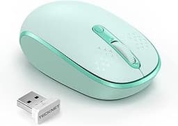 TECKNET Wireless Mouse for Laptop, 2.4G Quiet Computer Mouse with USB Receiver, 4 Buttons Portable Cordless Mice for ...