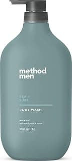 method Men’s Body Wash, Sea + Surf Scent, 28 fl oz | Soothing Formula, Leaves Skin Feeling Soft & Moisturized, Rich L...