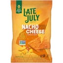 LATE JULY Snacks Nacho Cheese Tortilla Chips, 6 Oz Bag