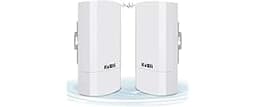 KuWFi 2-Pack 300Mbps Wireless Bridge, Outdoor CPE WiFi Kit Point to Point Wireless Access Point 2.4G Internet Bridge ...
