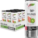 CELSIUS Sparkling Kiwi Guava, Sugar Free Energy Drink, 12 Fl Oz (Pack of 12)