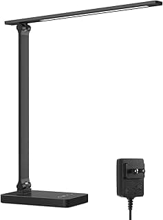 Lepro LED Desk Lamp for Home Office, 9.5W 750LM Metal Touch Control Desk Light, 5 Color Modes 5 Brightness Level, Eye...