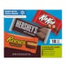 HERSHEY'S, KIT KAT and REESE'S Assorted Milk Chocolate Candy Variety Box, 27.3 oz (18 Pieces)