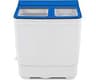 COSTWAY 26Lbs Portable Washing Machine with Built-in Drain Pump, Blue | Compact Laundry Machine with 18Lbs Washer and...