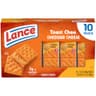 Lance ToastChee Cheddar Sandwich Crackers Snack Packs, 10 Count 1.41 Oz