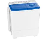 Auertech Portable Washing Machine, 20lbs Twin Tub Washer Mini Compact Laundry Machine with Drain Pump, Semi-automatic...