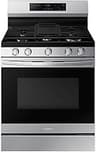 Samsung 6.0 Cu. Ft. Smart Freestanding Gas Range with No Pre-heat Air Fry & Convection, Stainless Steel, NX60A6511SS/AA