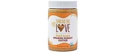 Spread The Love NAKED CRUNCH Organic Peanut Butter (Organic, All Natural, Vegan, Gluten-free, Creamy, Dry-Roasted, No...
