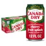 Canada Dry Cherry Gingerale Fruit Splash 12oz, Pack of 12