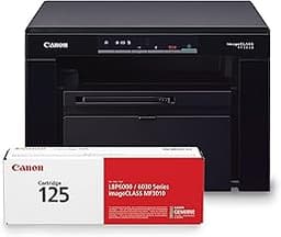 Canon imageCLASS MF3010 VP - Wired Monochrome Multifunction Laser Printer with Scanner, Copier, USB Cable Included, U...