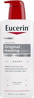 Eucerin Original Healing Lotion, Emollient Enriched, 16.9 FL OZ | Emollient Enriched Body Moisturizer, Long Lasting H...