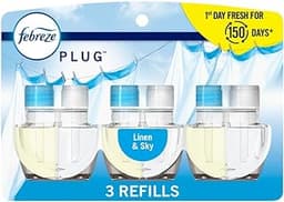 Febreze Plug-In Air Freshener, Odor-Fighting Scented Oil Refill, Air Fresheners for Home and Bathroom and Kitchen, Lo...