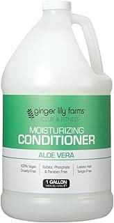 Ginger Lily Farms Club & Fitness Moisturizing Conditioner for Dry Hair, 100% Vegan & Cruelty-Free, Aloe Vera Scent, 1...
