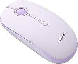 seenda MOU001 Bluetooth Wireless Mouse, 3-Device Connection (USB & Dual Bluetooth), Ergonomic Mouse for Laptop, Recha...