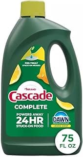 Cascade Complete Dishwasher Detergent Liquid Gel, Dish Detergent, Dishwasher Soap, Citrus, 75oz