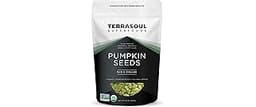 Terrasoul Superfoods Organic Pumpkin Seeds, 2 Lbs - Premium Quality, Shelled, Raw, Unsalted