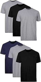 Hanes Men's Undershirt Packs, Stay-Tucked Soft Cotton Undershirts, Best Undershirts for Men, White/Black/Asstd Multip...
